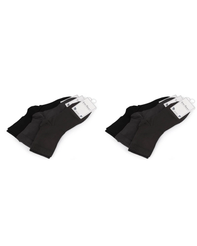 Pánske bavlnené ponožky Emi Ross hladké - 3 pár | Mimib