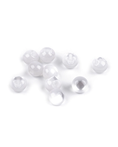 Perla na našitie / gombík mačacie oko Ø10 mm - 10 ks | Mimib