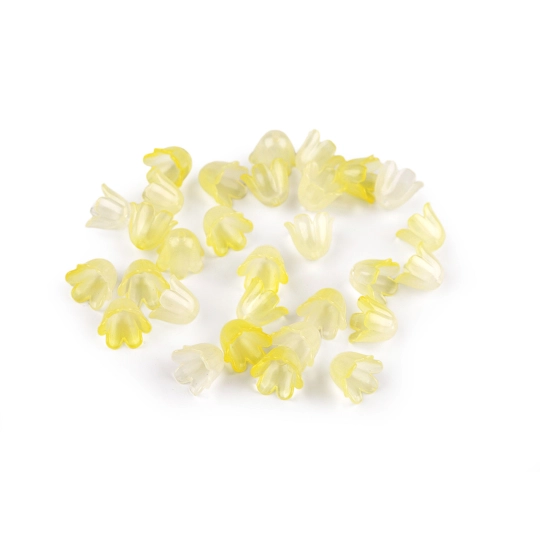 Plastové korálky zvonček / sukienka 9x11 cm - 10 g | Mimib