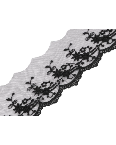 Vyšívaná čipka na monofile šírka 70 mm - 13.5 m | Mimib