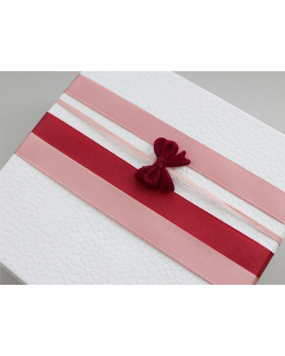 Komponent / korálka na výrobu príveskov 3D mašľa zamatová 22x28 mm - 5 ks | Mimib