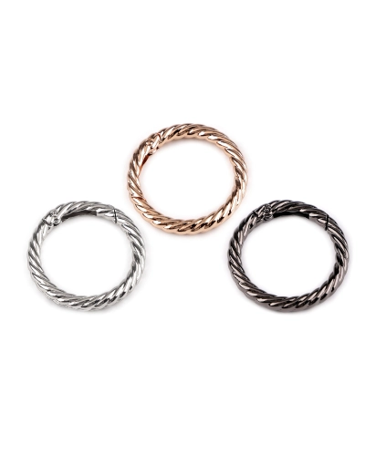 Karabína guľatá ozdobná Ø32 mm - 1 ks | Mimib