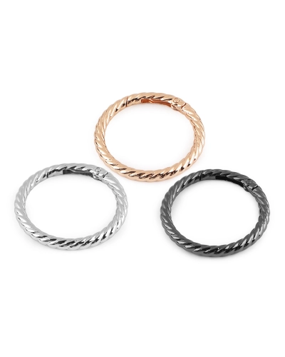 Karabína guľatá ozdobná Ø38 mm - 1 ks | Mimib