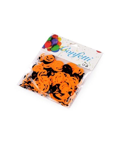Konfety Halloween - pavúk, netopier, tekvica, pavučina - 1 sáčok | Mimib