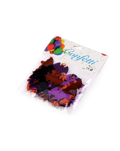 Konfety Halloween - pavúk, netopier, tekvica, pavučina - 1 sáčok | Mimib