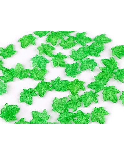 Plastové koráliky lístočky mix tvarov aj veľkostí - 20 g | Mimib