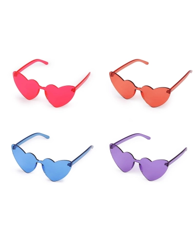 Párty / karnevalové okuliare srdca - 1 ks | Mimib