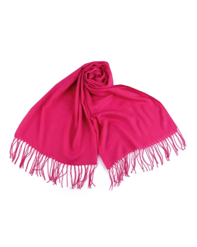 Letná šatka / šál so strapcami jednofarebná 70x175 cm - 1 ks | Mimib