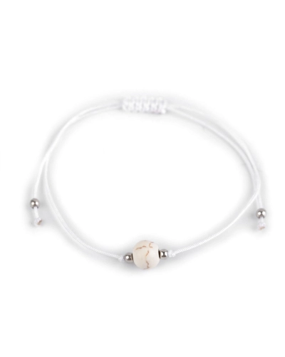 Náramok shamballa s imitáciou minerálu - 1 ks | Mimib