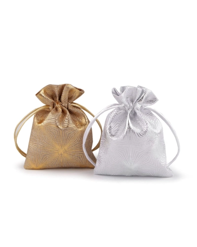 Darčekové vrecúško metalický vzor 13x18 cm - 10 ks | Mimib