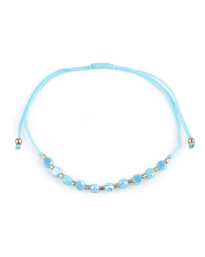 Náramok shamballa brúsené korálky s AB efektom - 1 ks | Mimib