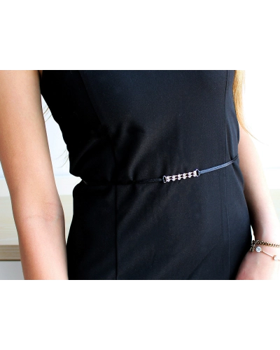 Štrasová ozdoba na odevy a doplnky 10x50 mm - 2 ks | Mimib