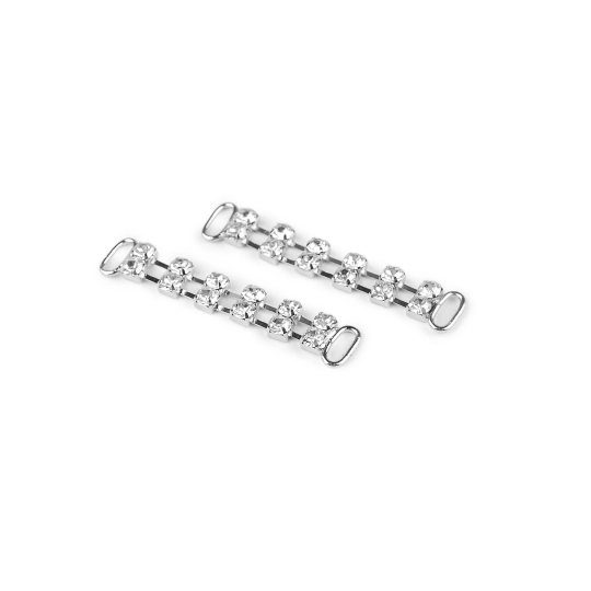 Štrasová ozdoba na odevy a doplnky 10x50 mm - 2 ks | Mimib