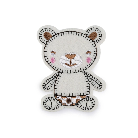 Nažehlovačka medveď - 10 ks | Mimib