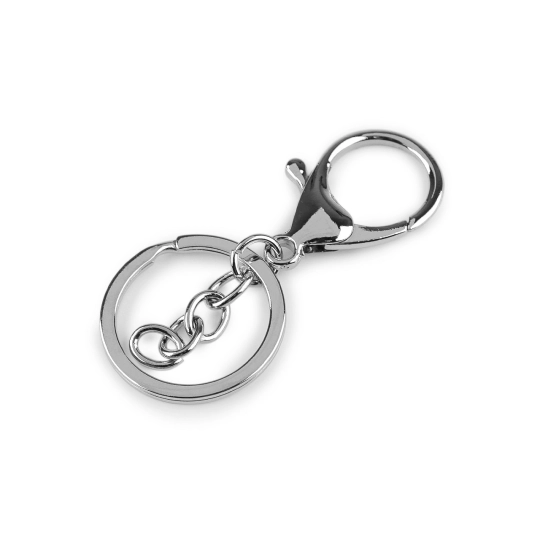 Karabína s krúžkom a retiazkou na kľúče - 1 ks | Mimib