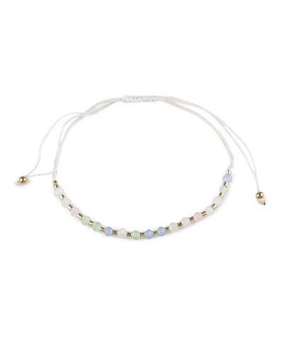 Náramok shamballa brúsené korálky s AB efektom - 1 ks | Mimib