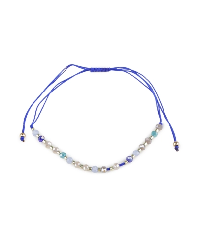 Náramok shamballa brúsené korálky s AB efektom - 1 ks | Mimib