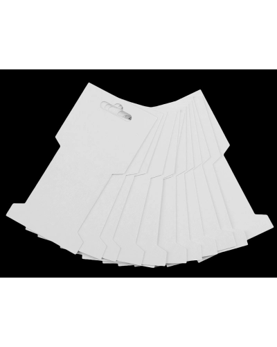 Papierová karta 6,6x13,2 cm - 250 ks | Mimib