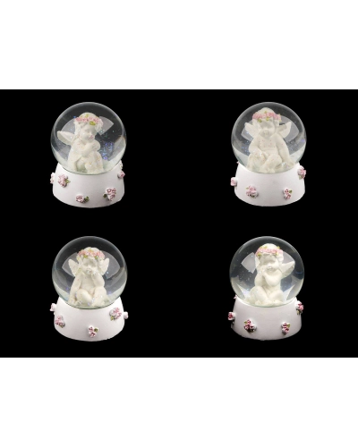 Snežítko anjel Ø6,5 cm - 1 ks | Mimib