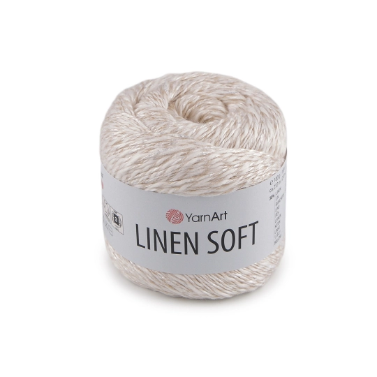 Pletacia priadza Linen Soft 100 g - 1 ks | Mimib