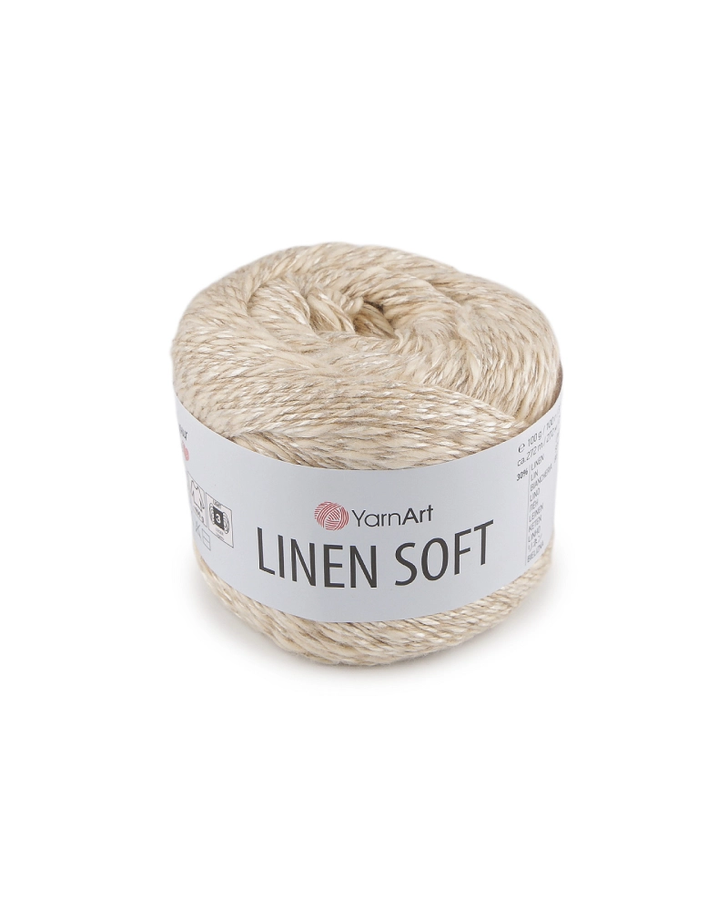 Pletacia priadza Linen Soft 100 g - 1 ks | Mimib