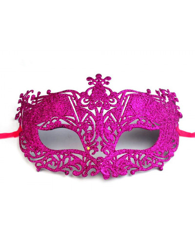 Karnevalová maska - škraboška s glitrami | Mimib