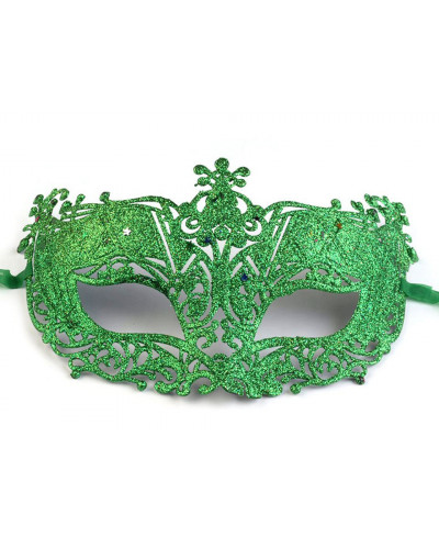 Karnevalová maska - škraboška s glitrami | Mimib