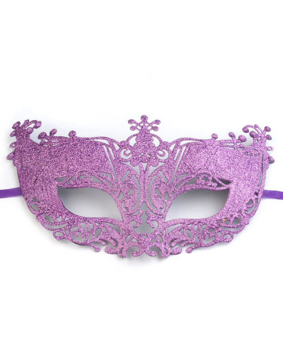 Karnevalová maska - škraboška s glitrami | Mimib