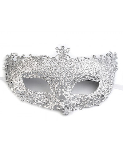 Karnevalová maska - škraboška s glitrami | Mimib