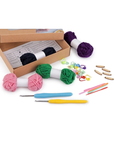 Háčkovacia sada s návodom pre začiatočníkov - 1 sada | Mimib