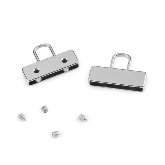 Kovová koncovka na popruh šírka 25 mm - 2 ks | Mimib