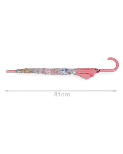 Dámsky / dievčenské priehľadný vystreľovací dáždnik mačky - 1 ks | Mimib