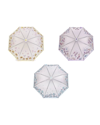 Dámsky / dievčenské vystreľovací dáždnik kvety - 1 ks | Mimib
