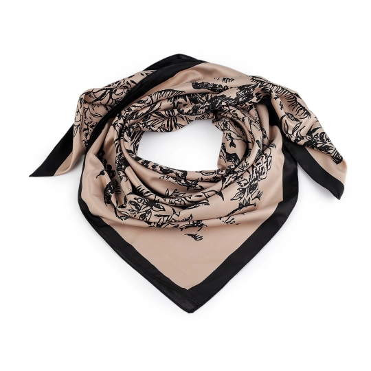 Saténová šatka 90x90 cm - 1 ks | Mimib