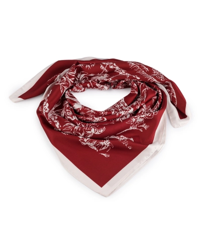 Saténová šatka 90x90 cm - 1 ks | Mimib