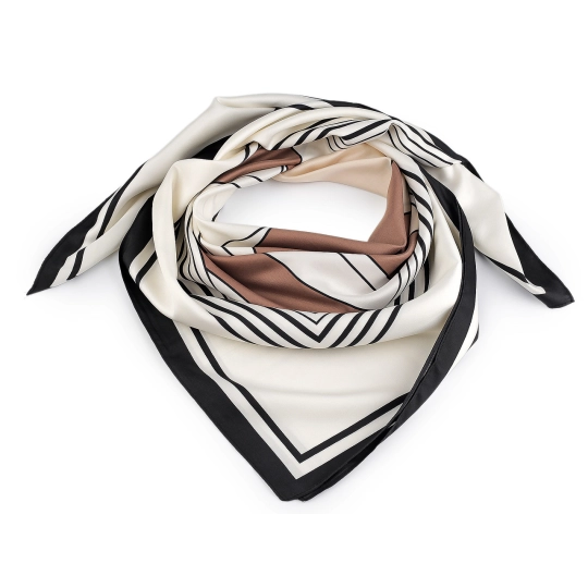 Saténová šatka 90x90 cm - 1 ks | Mimib