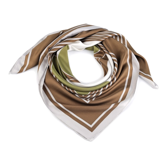 Saténová šatka 90x90 cm - 1 ks | Mimib