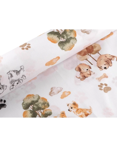 Bavlnená látka / plátno psík - 1 m | Mimib