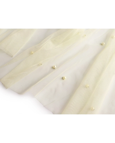 Tylový behúň s perlami pre svadby a oslavy 0,8x3 m - 1 ks | Mimib