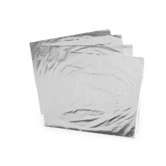 Metalické plátky na zdobenie 14x14 cm - 1 sada | Mimib