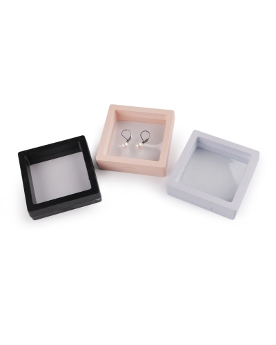 Rámček / krabička s priehľadnou fóliou k originálnemu darčekovému baleniu 7x7 cm - 1 ks | Mimib