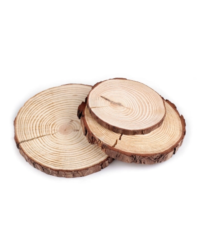 Prírodné drevené koliesko / podložka na domaľovanie a dotvorenie 2. akosť - 1 ks | Mimib