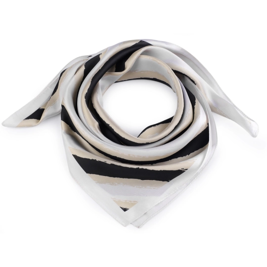 Saténová šatka 70x70 cm - 1 ks | Mimib