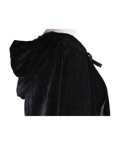 Karnevalový zamatový plášť s kapucňou | Mimib