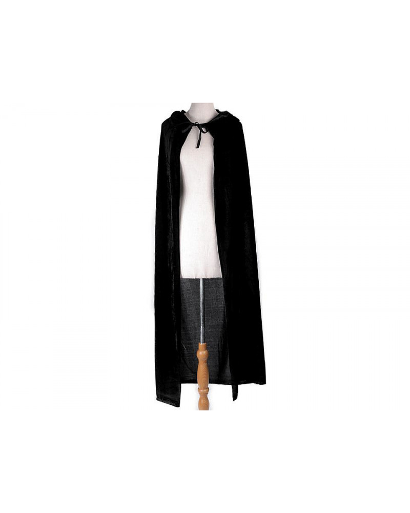 Karnevalový zamatový plášť s kapucňou | Mimib