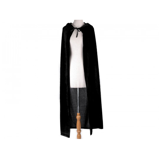 Karnevalový zamatový plášť s kapucňou | Mimib