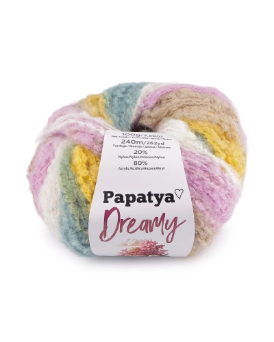 Pletacia priadza Papatya Dreamy 100 g - 1 ks | Mimib