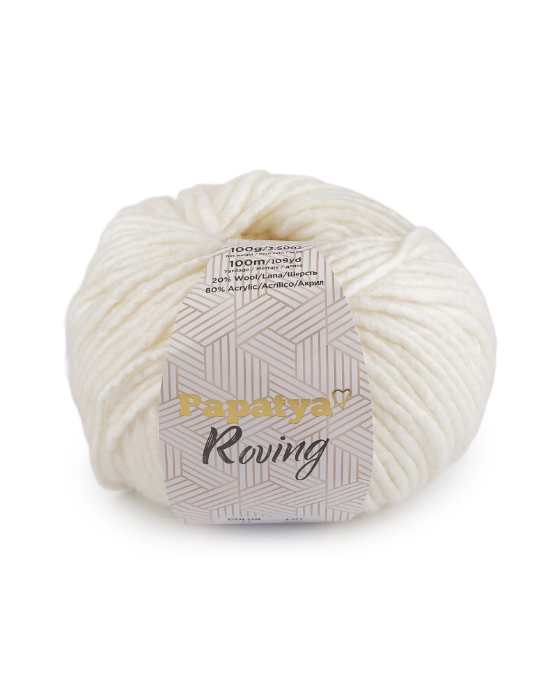 Pletacia priadza Papatya Roving 100 g - 1 ks | Mimib