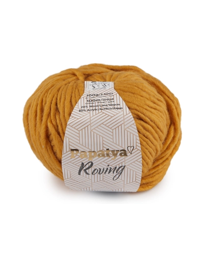 Pletacia priadza Papatya Roving 100 g - 1 ks | Mimib