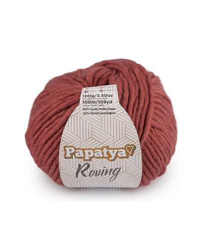 Pletacia priadza Papatya Roving 100 g - 1 ks | Mimib